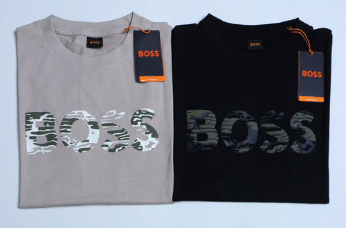 Playera Boss camuflaje negra