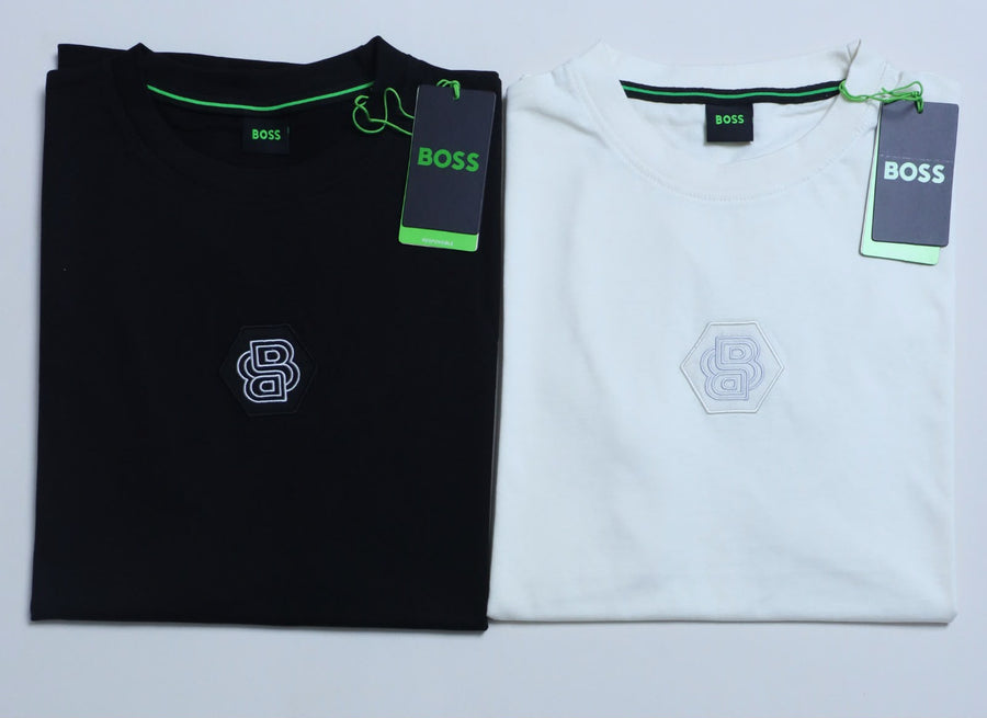 Playera Boss hexágono negra