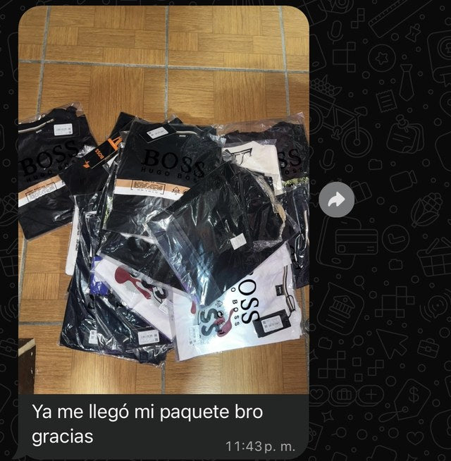 Cliente confirma que llegó su paquete