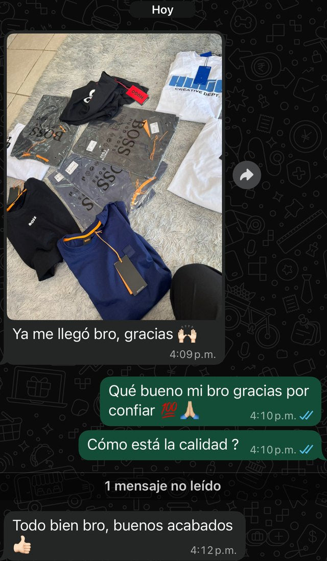 Cliente recibió su pedido y confirma buenos acabados