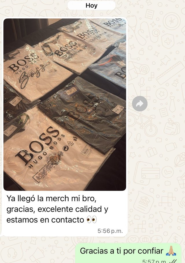 Cliente recibió su pedido, excelente calidad