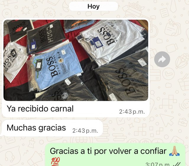 Cliente recibió su pedido y vuelve a comprar