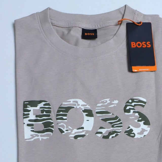 Playera Boss camuflaje beige