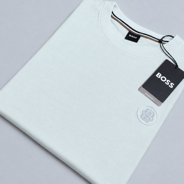 Playera Boss parche circular menta