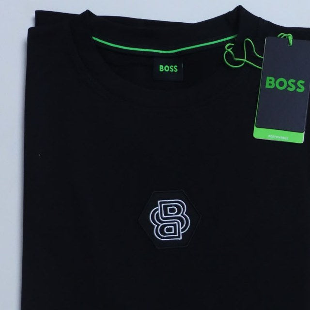 Playera Boss hexágono negra